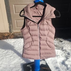 Lululemon Down Filled Dusty Rose Puffy Vest